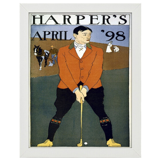 Bilderrahmen Poster Harper's April 1898