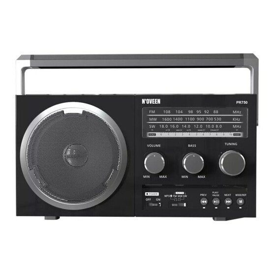 Радио N'oveen PR750 Чёрный