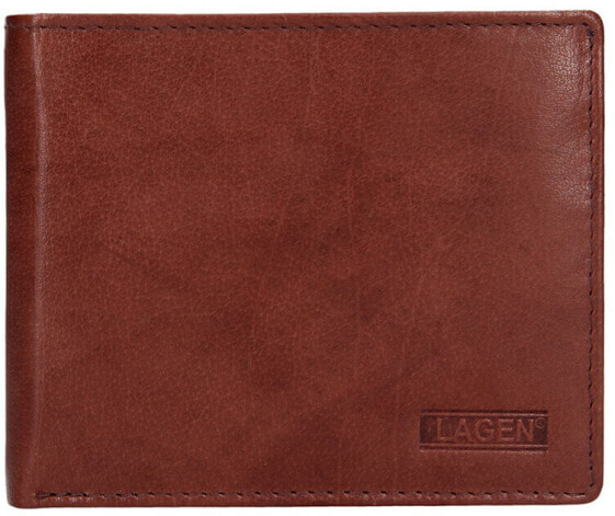 Кошелек Lagen W-8154 BRN Leather