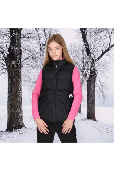 Sportswear Sentetik Dolgulu Unisex Çocuk Yelek -dr1888-010 (BİR BEDEN KÜÇÜK ALMANIZ ÖNERİRİZ)