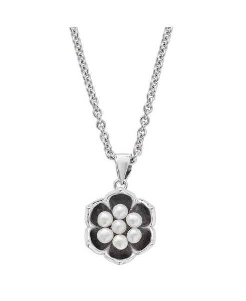 Royal Pearl Flower Pendant