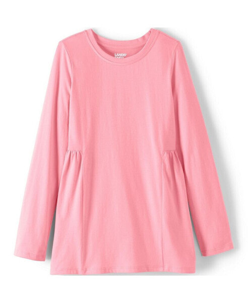 Big Girls Plus Long Sleeve Tunic Top