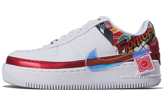 Кроссовки женские Nike Air Force 1 Low Jester XX 低帮 бело-красные