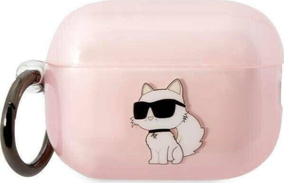 Karl Lagerfeld Etui Karl Lagerfeld KLAP2HNCHTCP Apple AirPods Pro 2 różowy/pink Ikonik Choupette