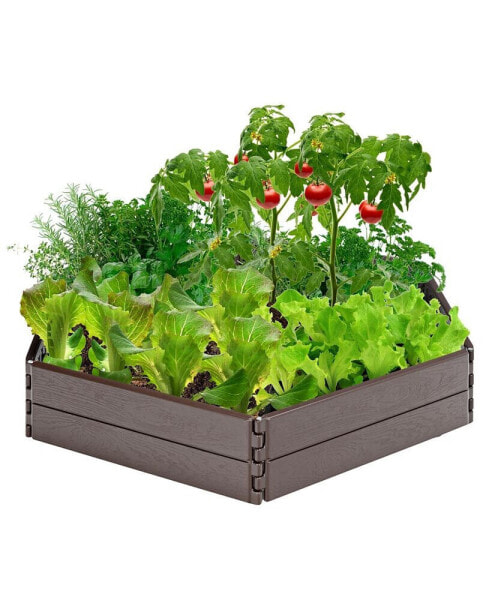 Raised Garden Bed Set for Vegetable Flower Gardening Planter