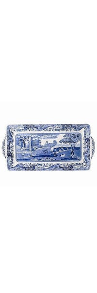 "Blue Italian" Sandwich Tray, 13"