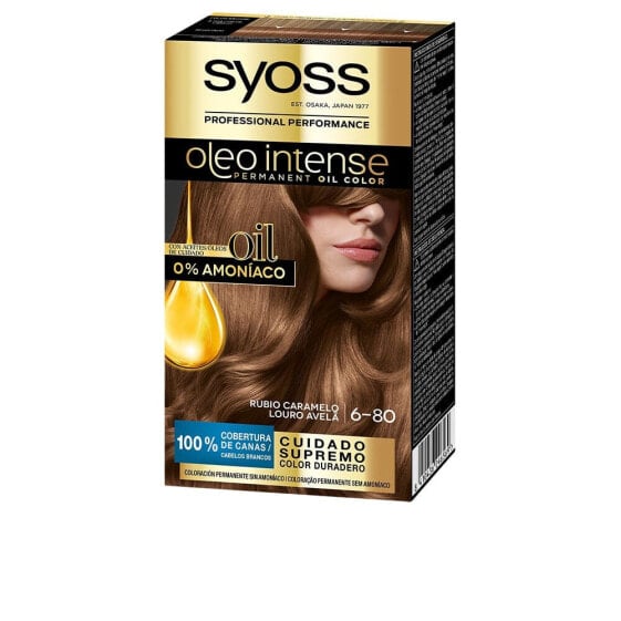OLEO INTENSE ammonia-free hair color #6.80-caramel blonde 5 pcs