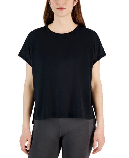 Women's Birdseye-Mesh Dolman-Sleeve Top, Created for Macy's