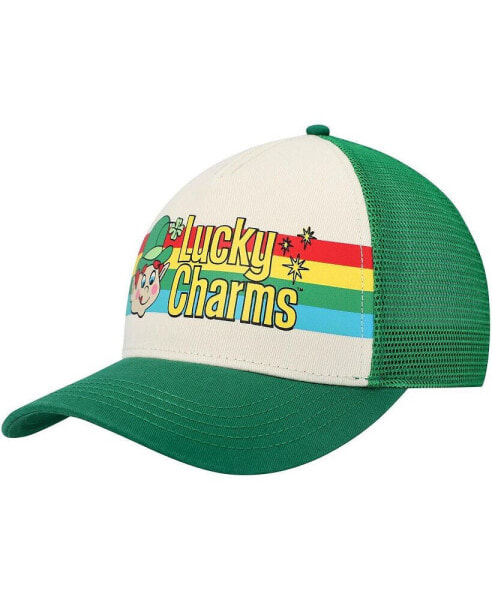 Men's Cream, Green Lucky Charms Sinclair Snapback Hat