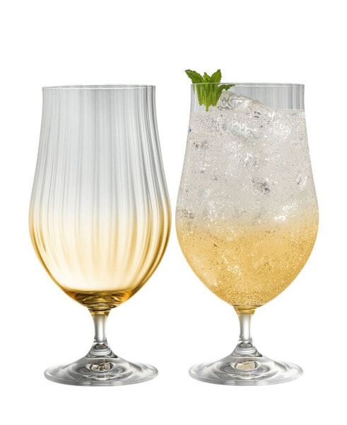 Galway Crystal Erne Craft Beer, Cocktail Set of 2