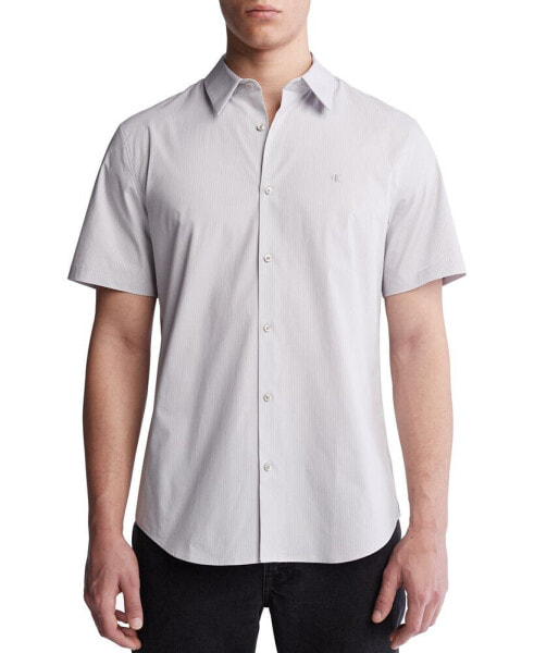 Рубашка мужская Calvin Klein Slim-Fit Stretch Stripe Button-Down