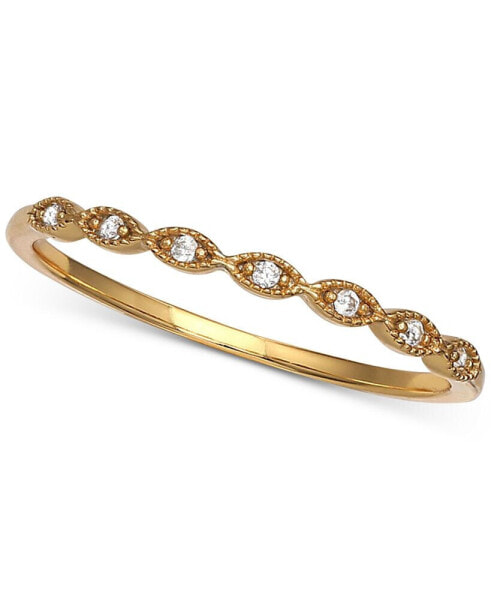 Cubic Zirconia Beaded Band, Created for Macy's