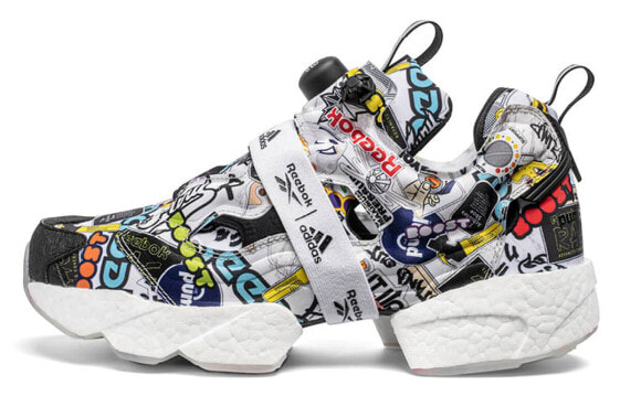 Adidas x Reebok Instapump Fury Boost "Sticker City" G57659 Urban Sneakers