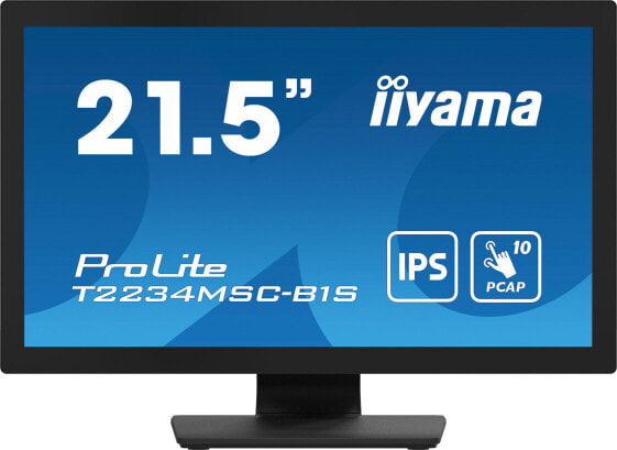 Iiyama 21.5" PCAP Bezel Free Front Speakers 10P Touch with Anti-Finger print coating IPS - Flat Screen - 54.6 cm