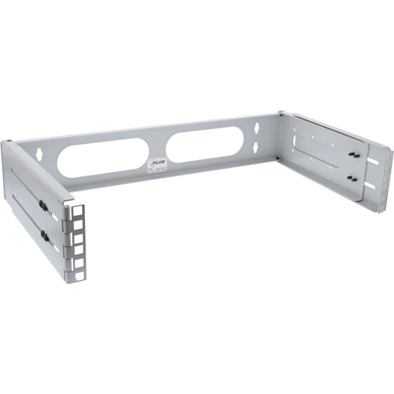 InLine 19" foldable rack - 2U - 24-40cm depth - grey