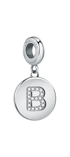 Steel pendant letter "B" Drops SCZ1155