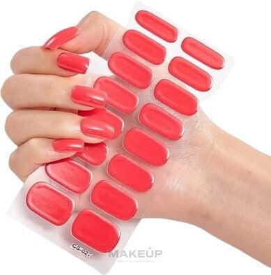 Nagelaufkleber - Deni Carte Light Red