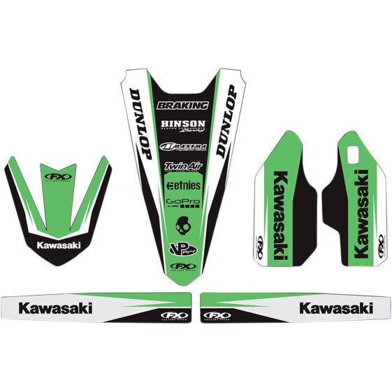 FACTORY EFFEX Kawasaki KX 250 F Ref:19-50126 Graphic Kit