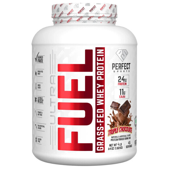 Ultra Fuel, Grass-Fed Whey Protein, Triple Chocolate, 4 lb (1.82 kg)