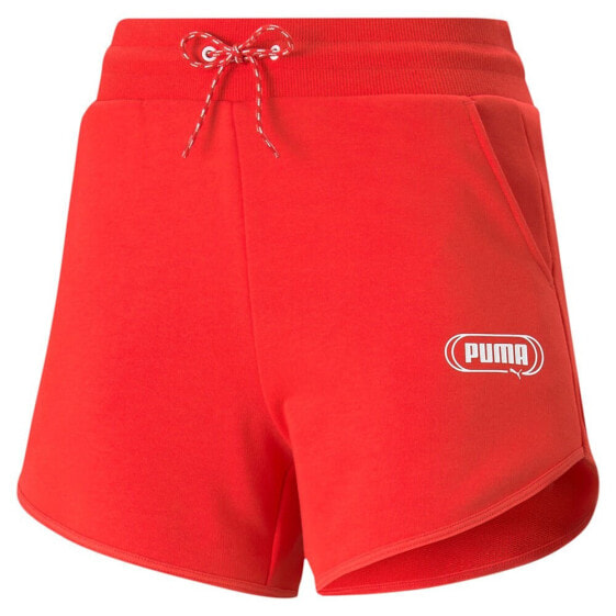 PUMA Rebel 4´´ high waist shorts