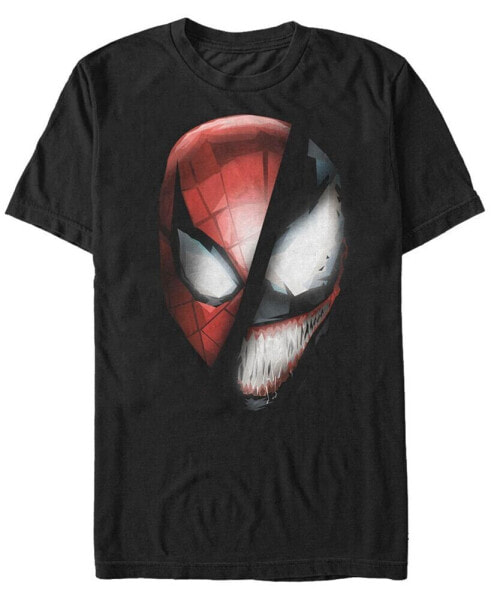 Marvel Men's Universe Spider-Man Venom Face off Short Sleeve T-Shirt