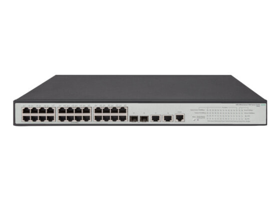 HPE OfficeConnect 1950 24G 2SFP+ 2XGT PoE+ - Managed - L3 - Gigabit Ethernet (10/100/1000) - Power over Ethernet (PoE) - Rack mounting - 1U