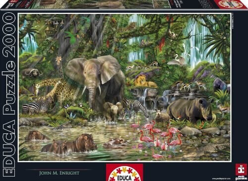 EDUCA TOUCH African Jungle 2000 Pieces Puzzle