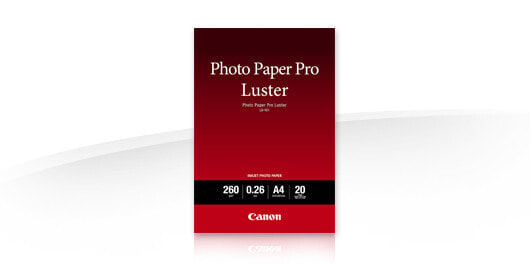 Canon LU-101 Luster Photo Paper Pro A2 - 25 Sheets - 260 g/m² - A2 - White - 25 sheets