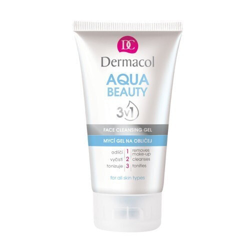 Гель для очищения лица с водорослями Aqua Beauty 3в1 (Face Cleansing Gel) Dermacol Aqua Beauty 150 мл