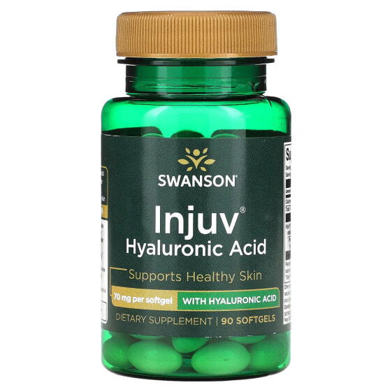 Injuv Hyaluronic Acid, 70 mg, 90 Softgels