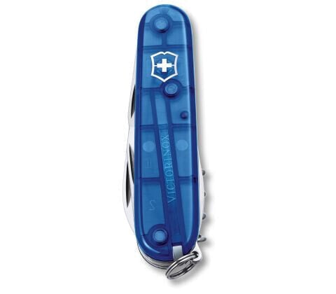 Нож мультитул Victorinox Spartan - складной - клинок плоский - нержавеющая сталь - ABS синтетика - голубой, серебристый