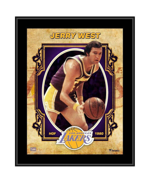 Jerry West Los Angeles Lakers 10.5'' x 13'' Sublimated Hardwood Classics Player Plaque