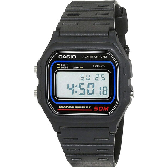 Часы унисекс Casio W-59-1VQES Чёрный Серый (Ø 34 mm) (Ø 35 mm)