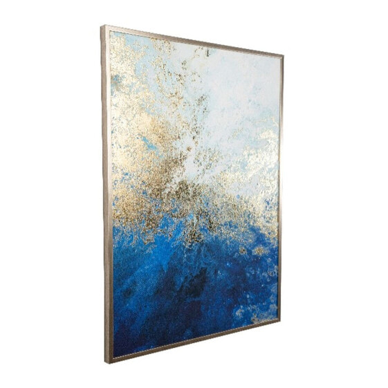 Canvas Romimex polystyrene MDF Wood Abstract 60 x 80 x 3 cm