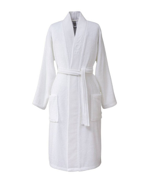 Plain Kimono Cotton Men's Bathrobe