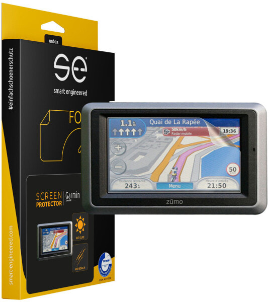 smart.engineered SE-DCP-2-0102-0173-1-M - Screen protector - Motorcycle - Transparent - Monochromatic - Garmin Zumo 660