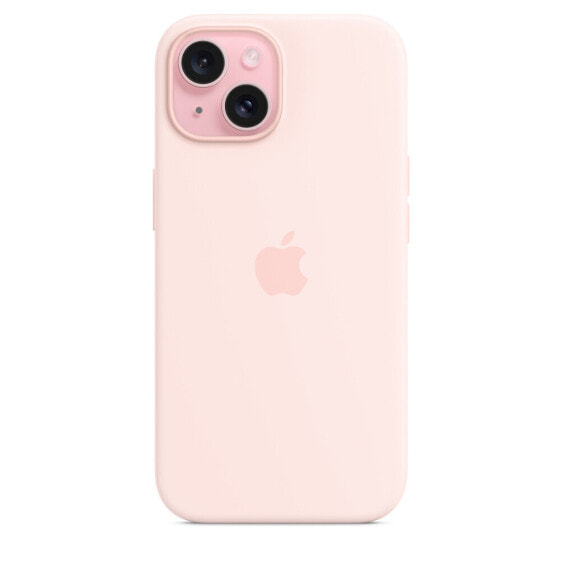Чехол Apple iPhone 15 Sil Case MagS Light Pink
