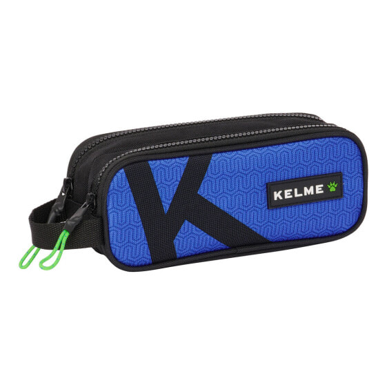 Двойной пенал Kelme Royal Синий Чёрный 21 x 8 x 6 cm