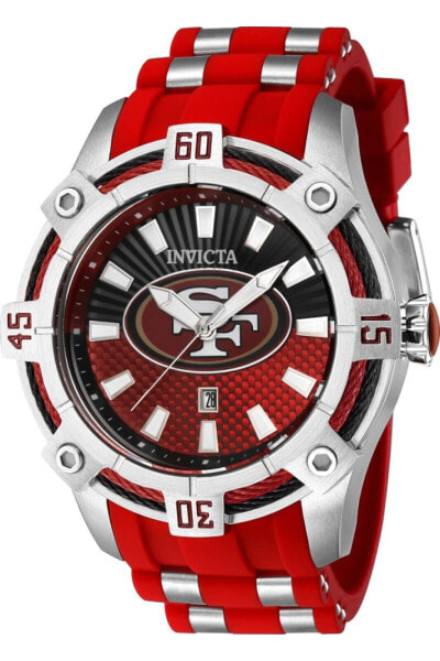 Invicta NFL San Francisco 49ers Men's Watch - 52mm. Steel. Red (42063)