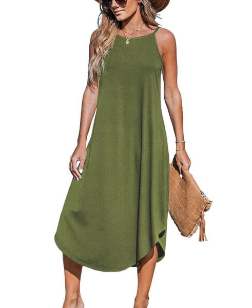 Women's Cami Midi Cover Up Dress