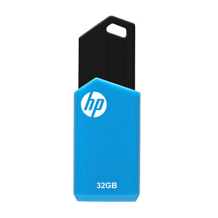 HP v150w - 32 GB - USB Type-A - 2.0 - Slide - Black - Blue