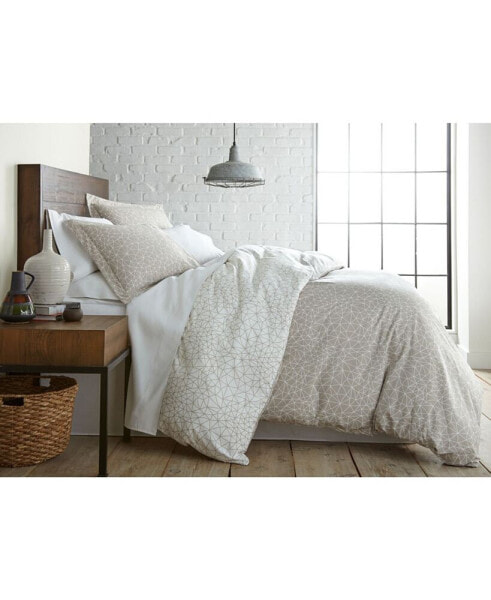 Одеяло с набивкой Southshore Fine Linens Geometric Maze, 2-спальное