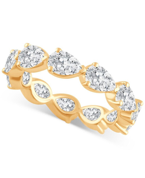 Certified Lab Grown Diamond Pear Eternity Band (4 ct. t.w.) in 14k Gold