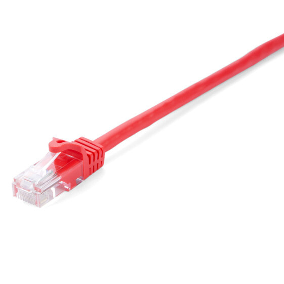 V7 CAT6 Ethernet UTP 0.5M Red - 0.5 m - Cat6 - U/UTP (UTP) - RJ-45 - RJ-45