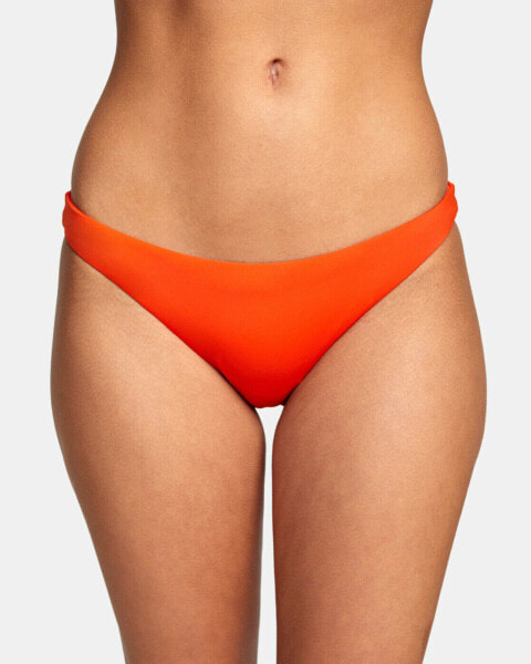 RVCA 281709 Women Solid Medium Bikini Bottom, Size Medium
