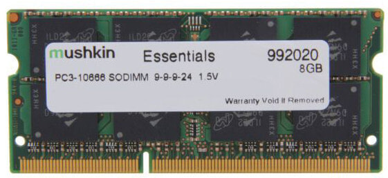 Mushkin SO-DIMM 8GB DDR3 Essentials - 8 GB - 1 x 8 GB - DDR3 - 1333 MHz - 204-pin SO-DIMM