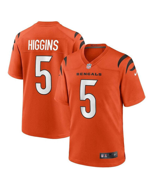 Men's Tee Higgins Orange Cincinnati Bengals Alternate Game Player Jersey