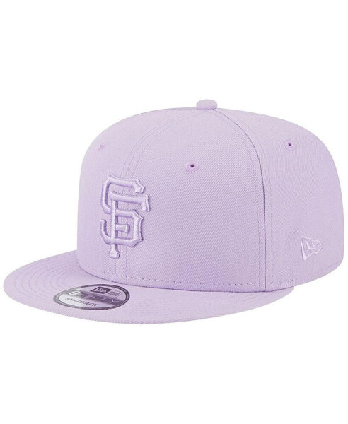 Men's Lavender San Francisco Giants Spring Color Basic 9FIFTY Snapback Hat