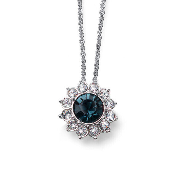 Elegant necklace with zircons Romantic 12264 207