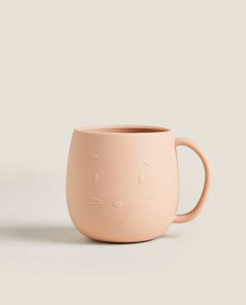 Children's silicone mouse mug